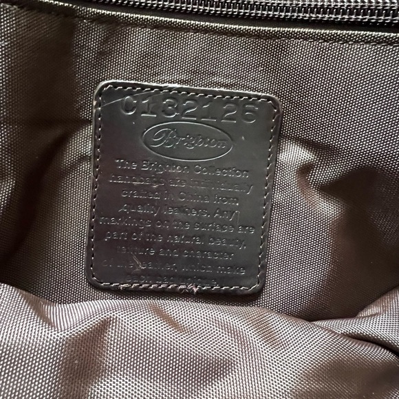 Brighton Vintage Floral Tapestry Carpet Weekender Bag - Picture 11 of 12